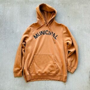 Municipal Sport Utility Gear Hoodie Men XL Cooper Pullover Active Spell Out